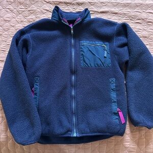 Patagonia Dark Blue Fleece with Purple Tint